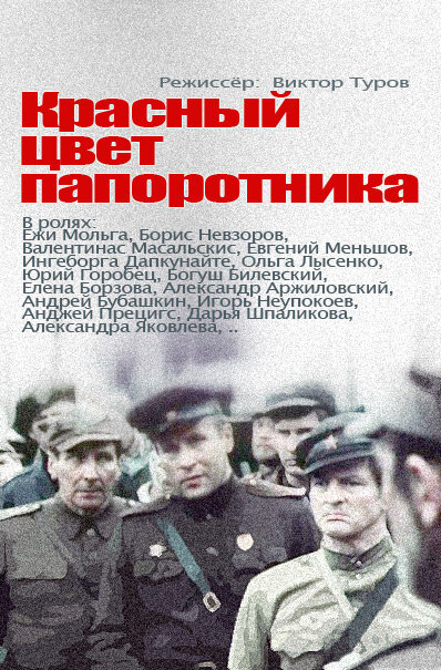 Красный цвет папоротника (1988) постер