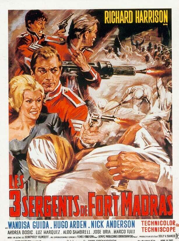 Три сержанта из Бенгалии (1964) постер